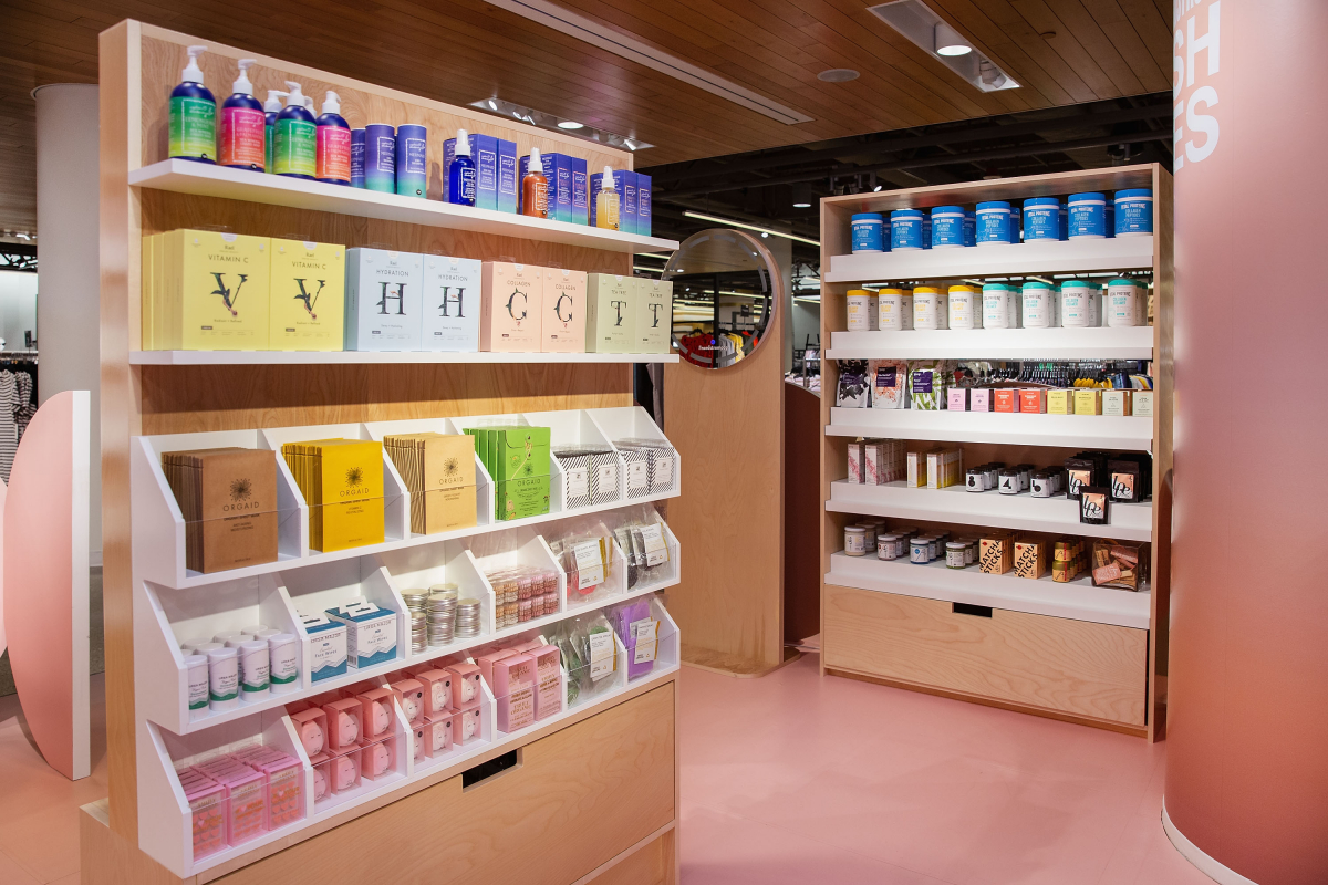 ▲노드스트롬 팝업스토어를 오픈한 라엘(라엘)