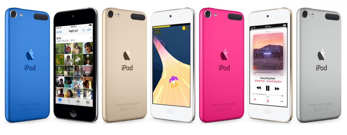 ▲6세대 아이팟 터치(출처=애플 홈페이지)