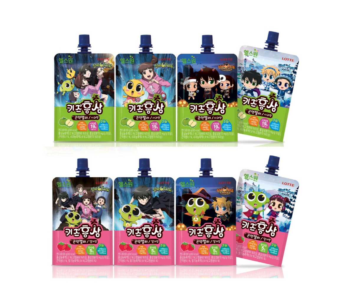 ▲롯데제과 헬스원키즈홍삼 곤약젤리