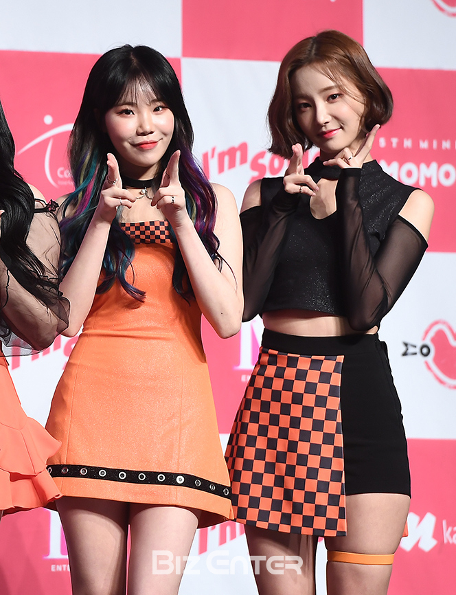 ▲모모랜드 주이, 연우(사진=고아라 기자 iknow@)