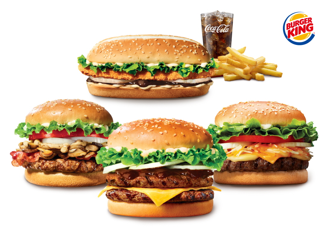 ▲올데이킹 메뉴(버거킹)