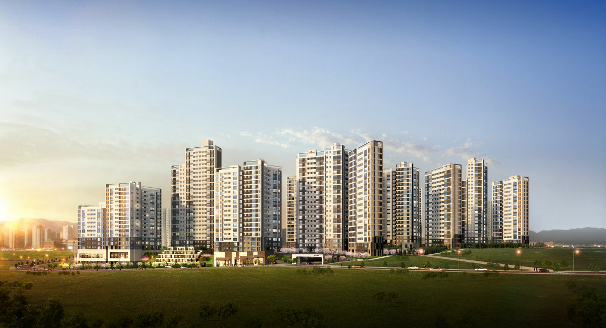 ▲위례신도시 우미린 1차 투시도