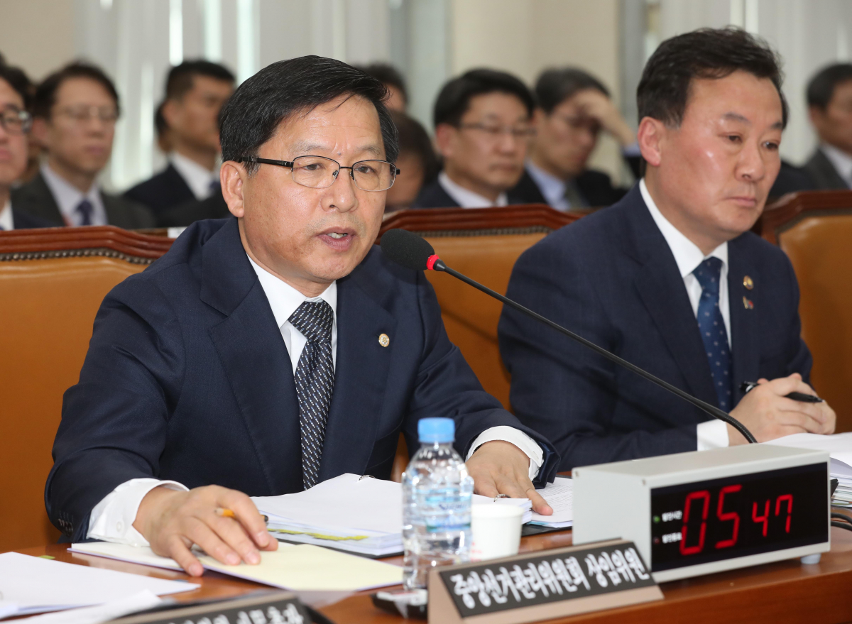 ▲조해주 중앙선관위 상임위원은 임명 이후인 이달 15일에도 동일한 사안으로 질타를 받은 바 있다. (연합뉴스)