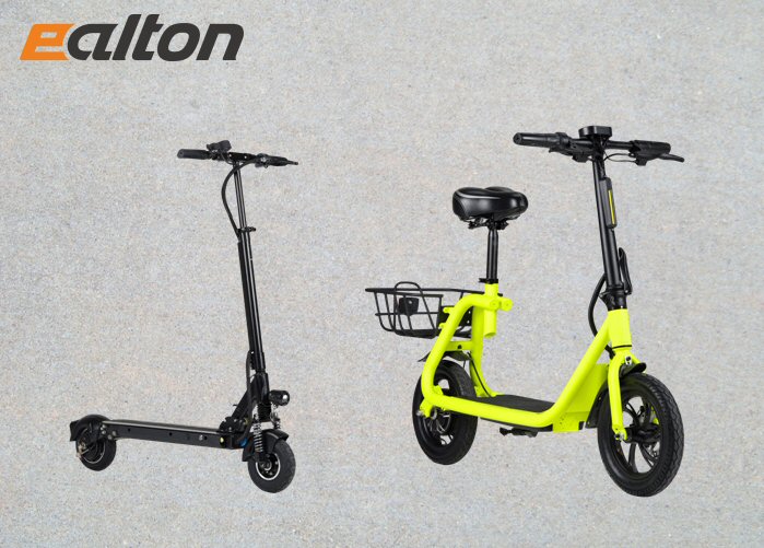 ▲알톤스포츠가 선보인 신제품 위고F15(왼쪽)와 이코어S8(알톤스포츠)