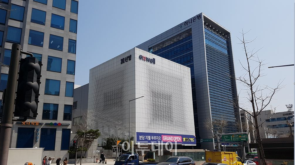 ▲서울 강남구 삼성동에 마련된 '분당 지웰 푸르지오' 견본주택. 서지희 기자 jhsseo@