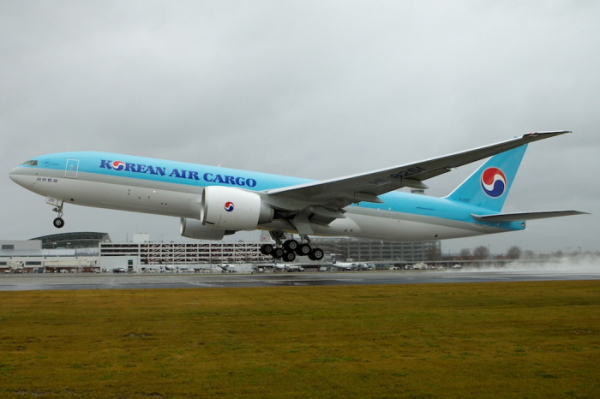 ▲대한항공 보잉 777F 화물기