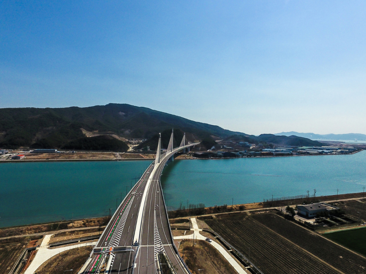 ▲대림산업이 준공한 세풍대교(사진=대림산업)