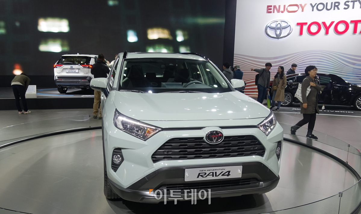 ▲토요타의 SUV '라브4'. (이재영 기자 ljy0403@)