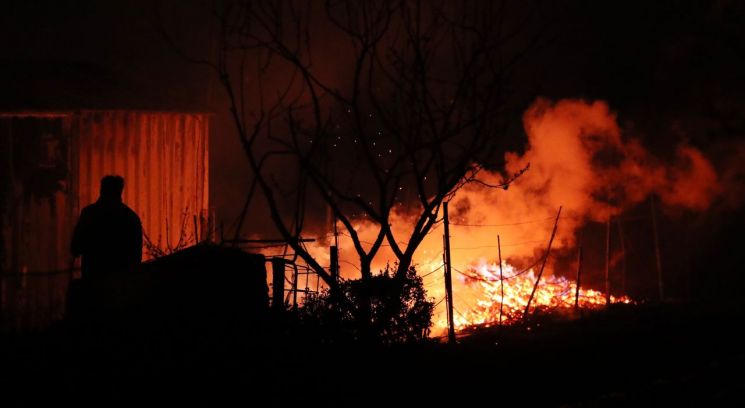 ▲강원도 산불 모습. (연합뉴스)