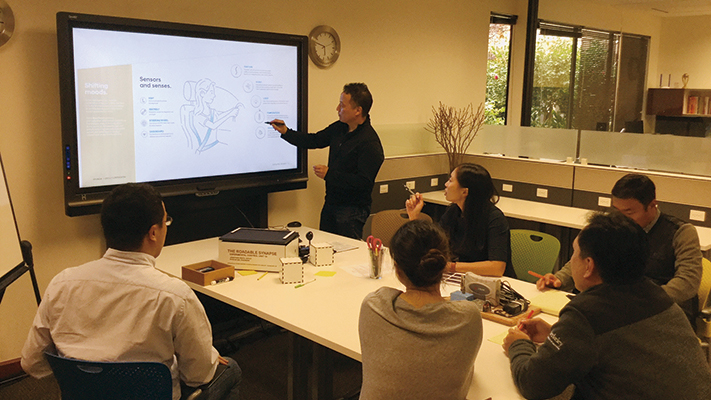 ▲현대차가 글로벌 네 번째 오픈 이노베이션 센터를 독일 베를린에 열었다. 사진은 미국 실리콘밸리에 자리한 현대 크래들 토의 모습. (사진제공=현대차)