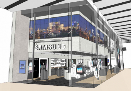 ▲12일(현지시간) 네덜란드 위트레흐트에 위치한 유명 쇼핑몰 ‘후그 캐서린(Hoog Catharijne) 쇼핑 센터’에 개장 될 ‘삼성 익스피리언스 스토어(Samsung Experience Store)’   (출처=삼성전자 네덜란드 뉴스룸)