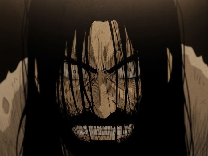 ▲연 작가는 ‘피에는 피’를 그리게 된 계기에 대해 통쾌함을 주는 복수극을 좋아하고, 클리셰 덩어리가 아닌 새로운 소재의 복수극을 찾다 보니 이런 작품이 나왔다고 설명했다. (출처='피에는 피'의 한 장면)