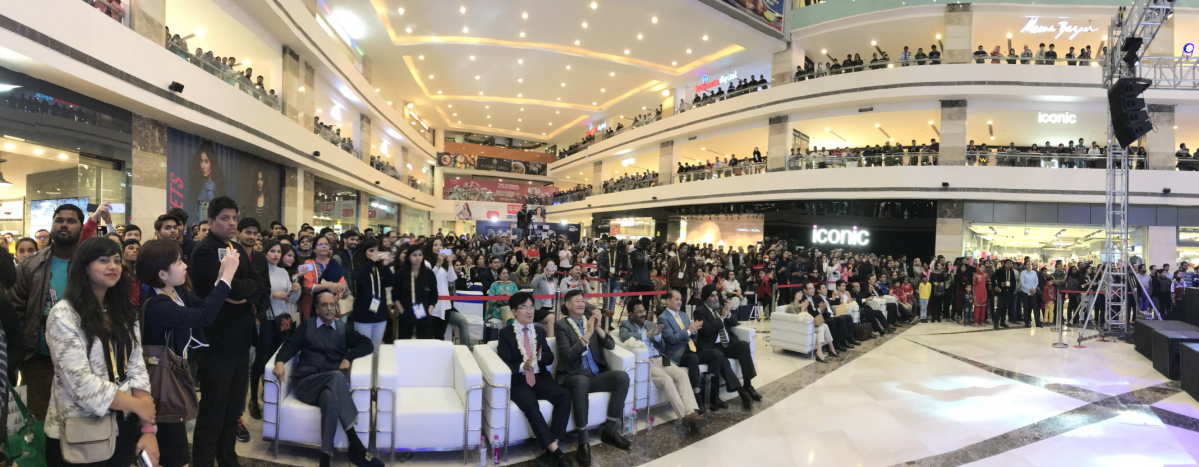 ▲2017 인도 뉴델리 한국문화관광대전. (사진제공=한국관광공사)