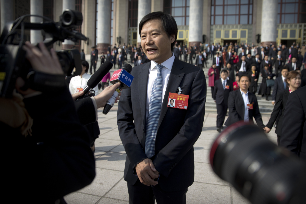 ▲레이쥔 샤오미 회장 (베이징 AP=연합뉴스)