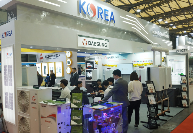 ▲대성산업이 중국 상해에서 개최된‘중국제냉전(CR 2019)’에 참가했다. (사진제공=대성산업)
