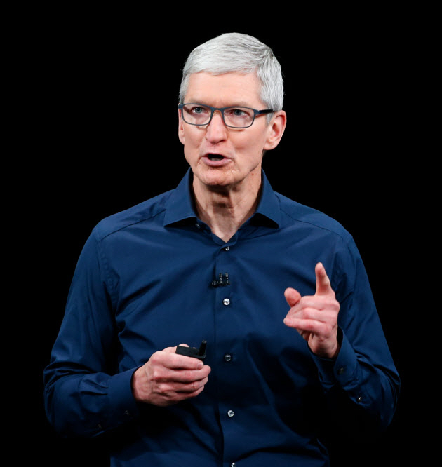 ▲팀 쿡 애플 CEO. 로이터연합뉴스