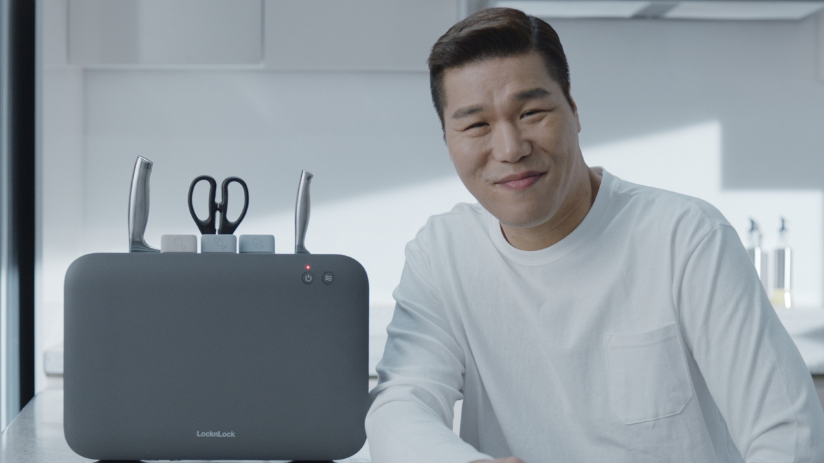 ▲칼도마살균블럭 출시(사진제공=락앤락)