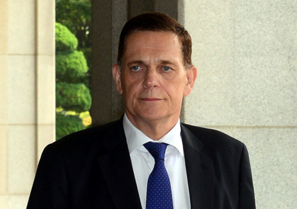 ▲요하네스 타머 전 아우디폭스바겐코리아 사장. (뉴시스)