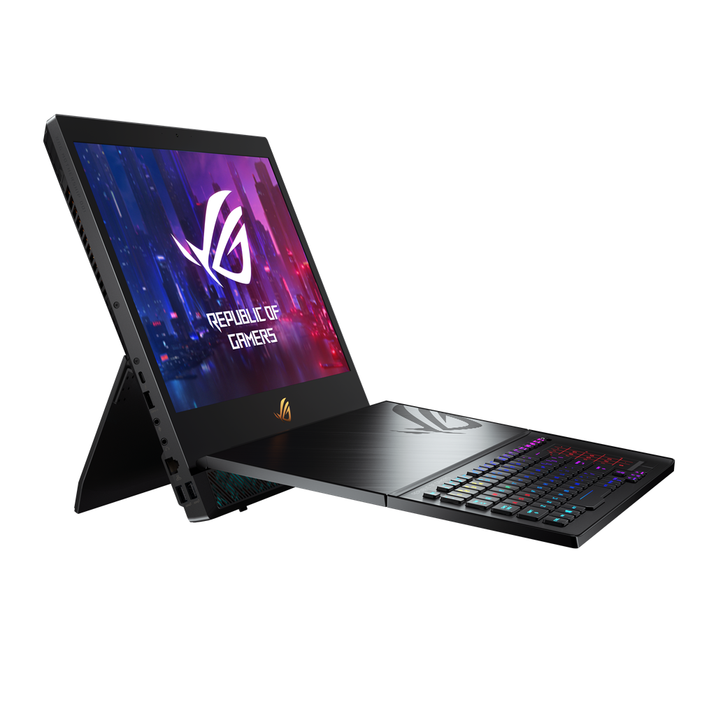 ▲24일 공개된 에이수스의 게이밍 노트북 ROG Mothership. 2분기 출시 예정이다.(사진제공=에이수스)