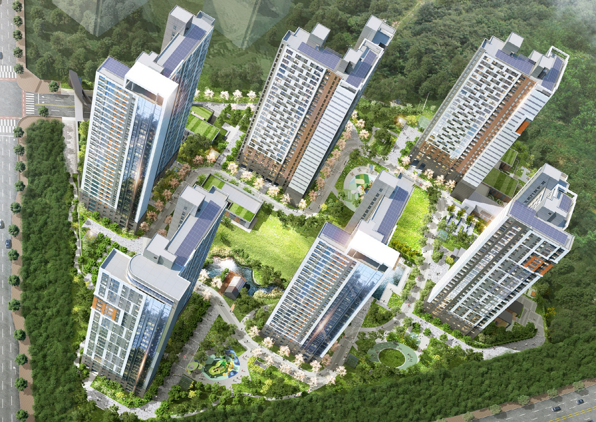 ▲감일 에코앤 e편한세상 조감도