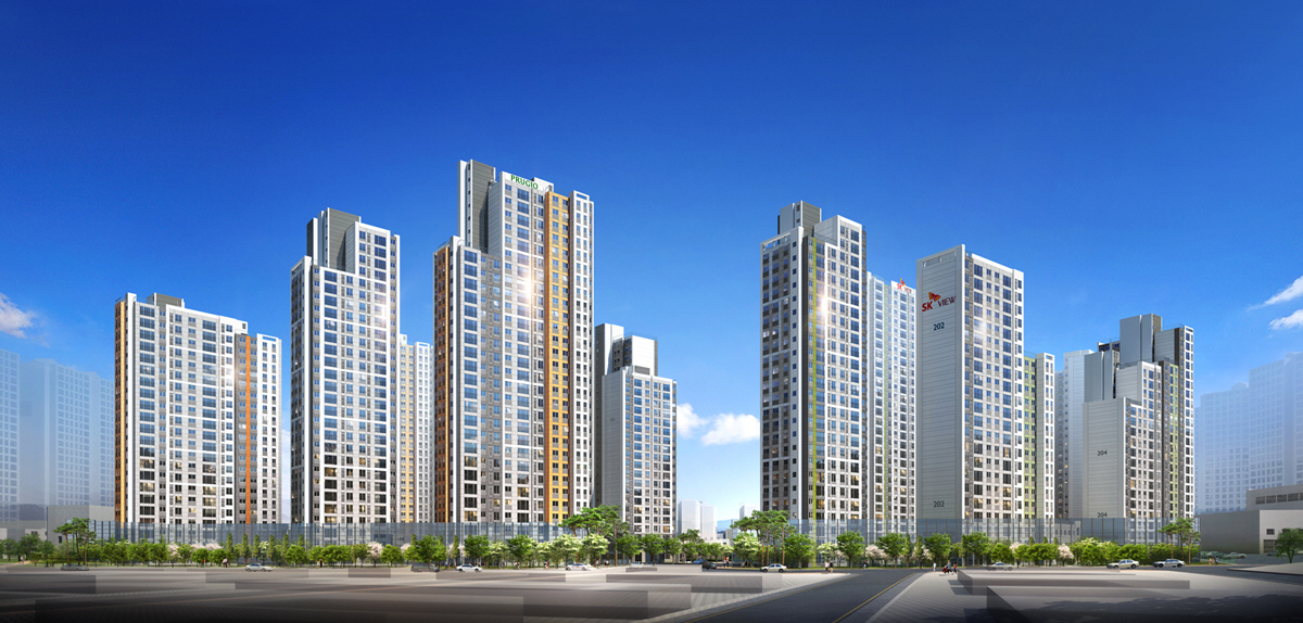 ▲두호 SK뷰 푸르지오 투시도