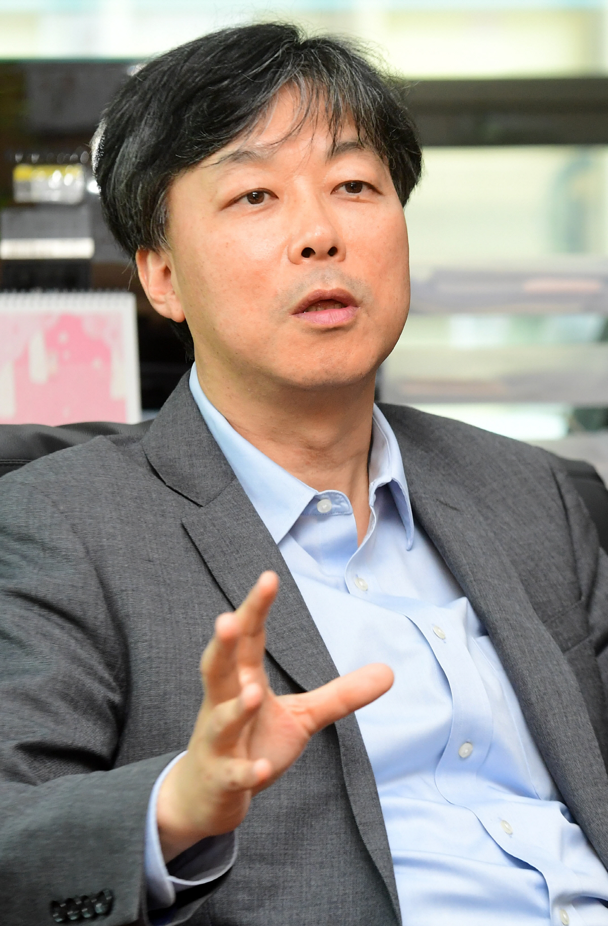 ▲조명현 기업지배구조원장이 24일 서울 여의도 한국거래소에서 이투데이와 인터뷰를 하고 있다. 고이란 기자 photoeran@