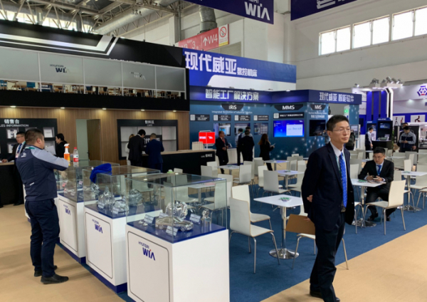 ▲15일부터 20일까지 중국 북경 국제전시센터(CIEC)에서 열리는 국제 공작기계전시회 ‘CIMT 2019’에 참가한 현대위아 전시장. 현대위아는 이번 전시회에서 중국 현지 생산 모델인 KF5608 등 총 8종의 공작기계를 전시한다. (사진제공=현대위아)