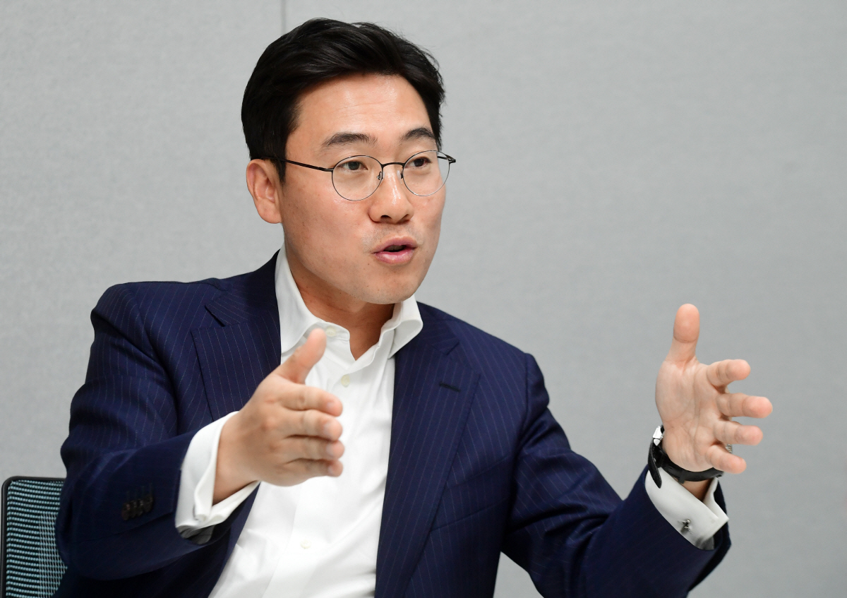 ▲조영탁 비마이카 대표는 “구독형 공유 상품을 통해 모빌리티 시장에서 새로운 차량 공유 시장을 만들겠다”고 목표를 밝혔다. 고이란 기자 photoeran@