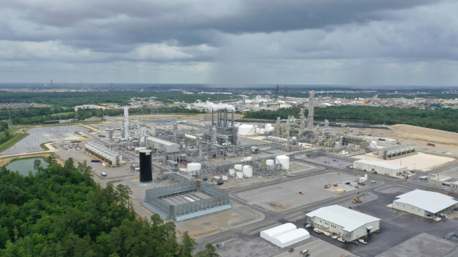 ▲롯데케미칼 미국 공장 전경 (사진제공=롯데케미칼)