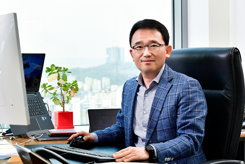 ▲삼성전자 무선사업부 상품전략팀장 채원철 전무. 삼성전자 뉴스룸