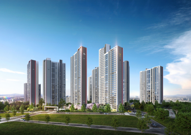 ▲분양 예정인 주안 캐슬&더샵 에듀포레 투시도(사진=롯데건설)