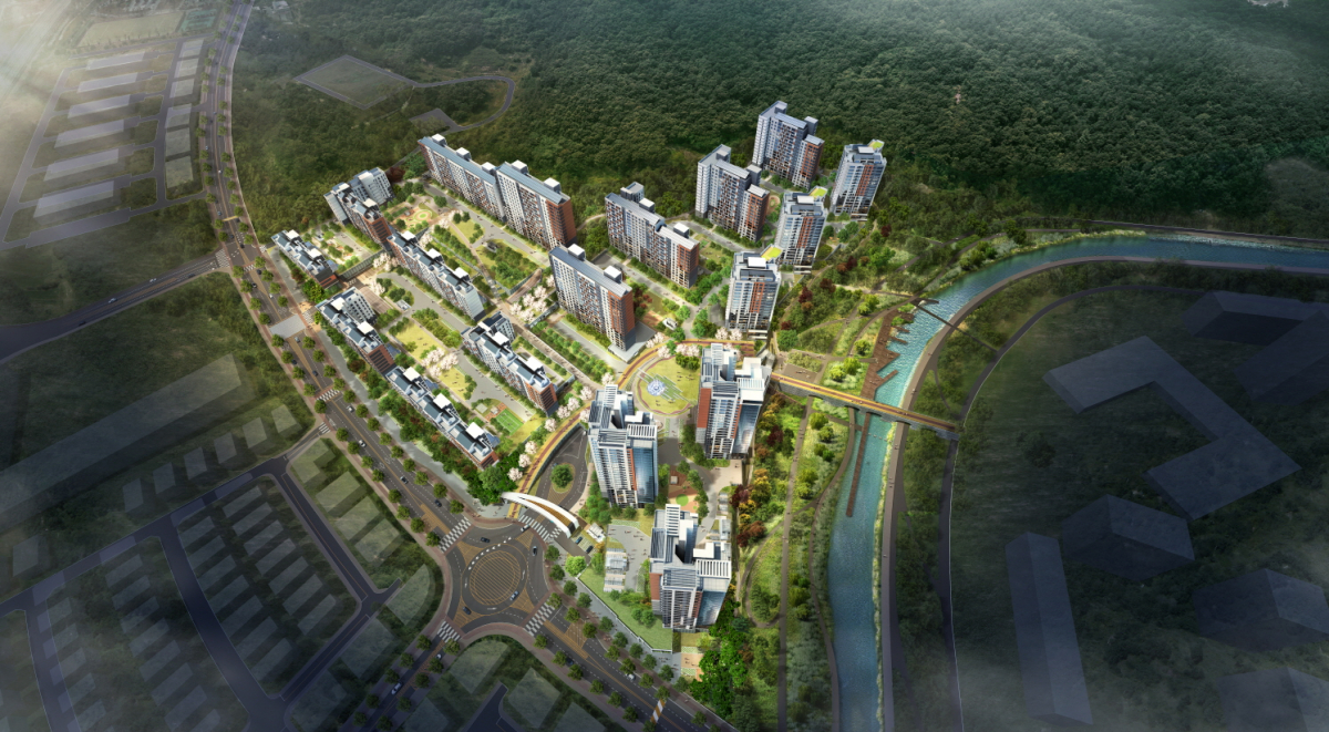 ▲세종자이e편한세상 조감도