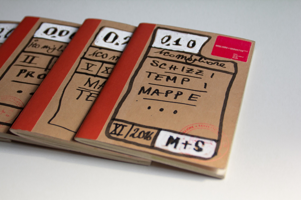 ▲이코 밀리오레의 A6 스케치북 표지, 105 x 148 cm, 검정 마커와 흰색 아크릴물감 사용.