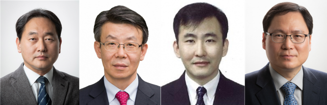 ▲왼쪽부터 김태현 금융위원회 상임위원, 최훈 금융정책국장, 이세훈 구조개선정책관, 윤창호 금융산업국장.