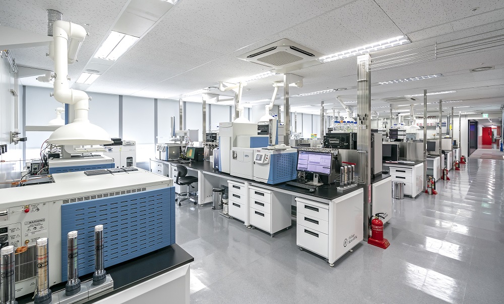 ▲고객체험센터(CEC)내 모습(써모 피셔 사이언티픽 코리아)