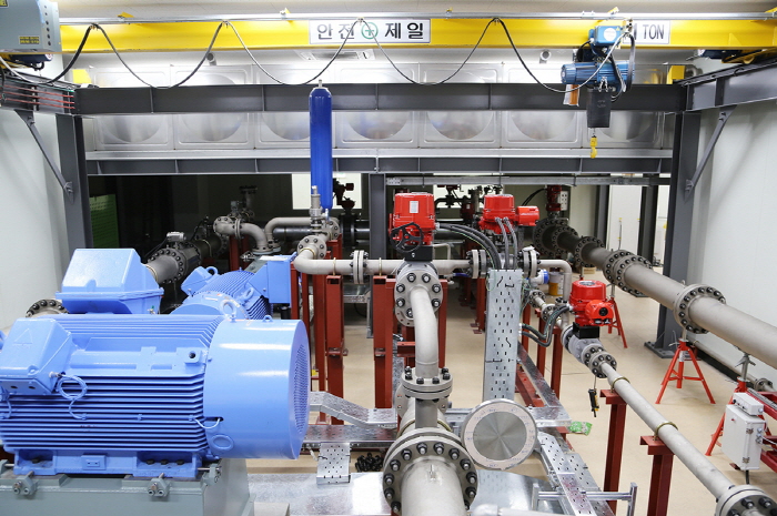 ▲플랜트기자재 시험시설.(한국산업기술시험원)