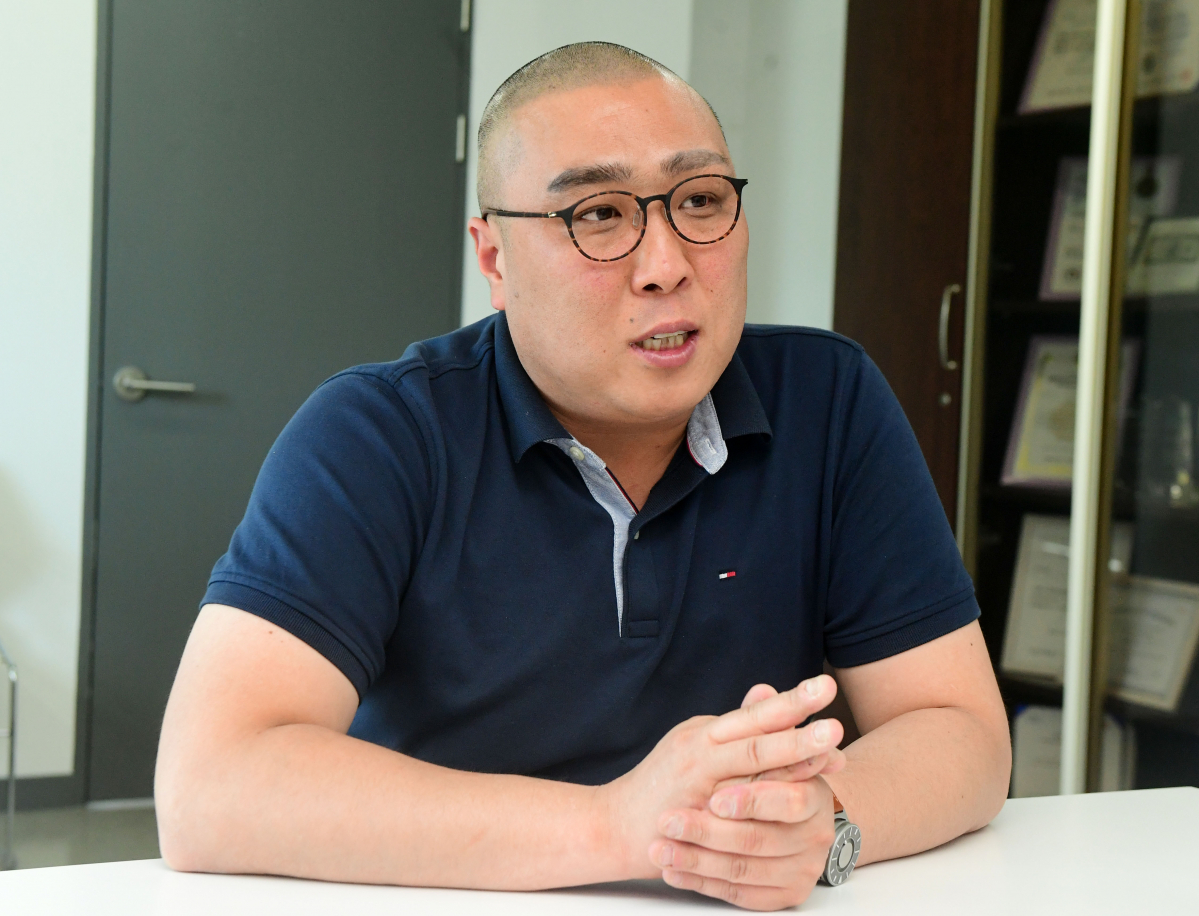 ▲박성민 집닥 대표가 21일 서울 강남구 봉은사로 사무실에서 이투데이와 인터뷰를 하고 있다. 고이란 기자 photoeran@