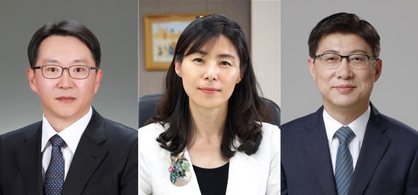 ▲사진왼쪽부터 김현준 신임 국세청장, 김외숙 신임 청와대 인사수석, 김형연 신임 법제처장(사진제공=청와대)
