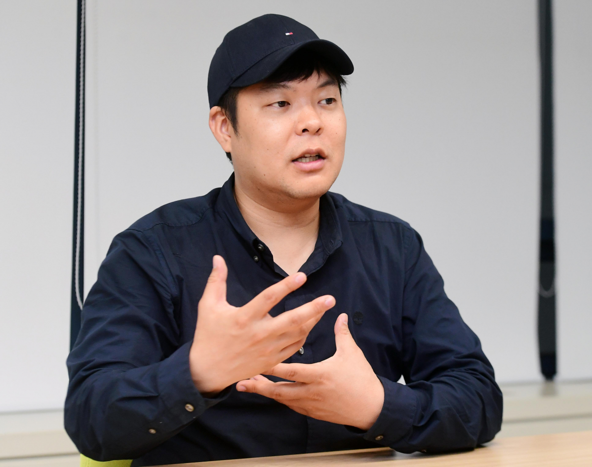 ▲박태훈 왓챠 대표가 29일 서울 서초구 사무실에서 이투데이와 인터뷰를 하고 있다. 고이란 기자 photoeran@