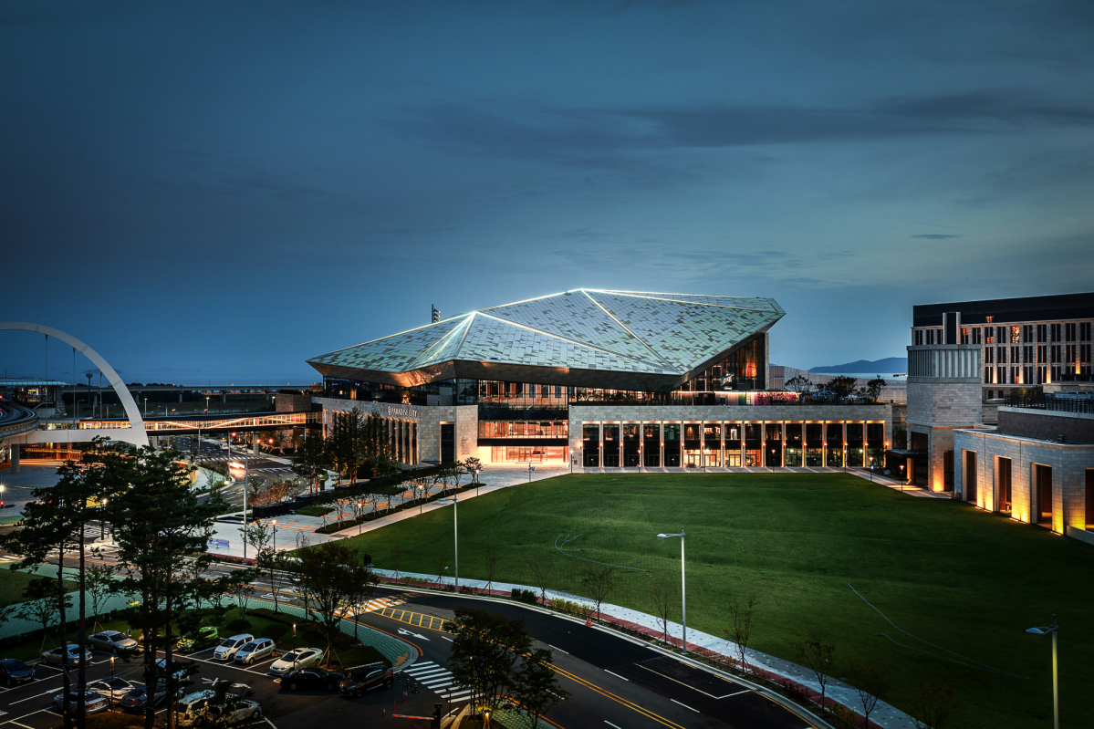 ▲인천 파라다이스시티 1단계 모습(사진=SK건설)