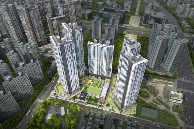 ▲루원 지웰시티 푸르지오 조감도(사진=신영)