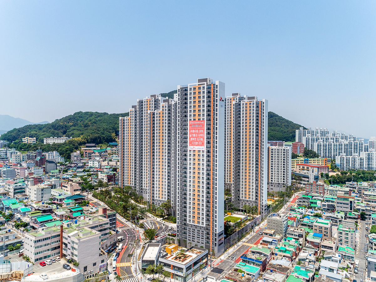 ▲수영 SK뷰 전경(사진=SK건설)