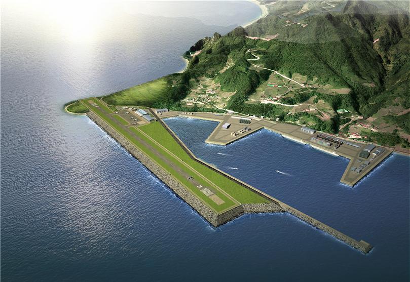 ▲울릉도공항 조감도.(출처=국토교통부)