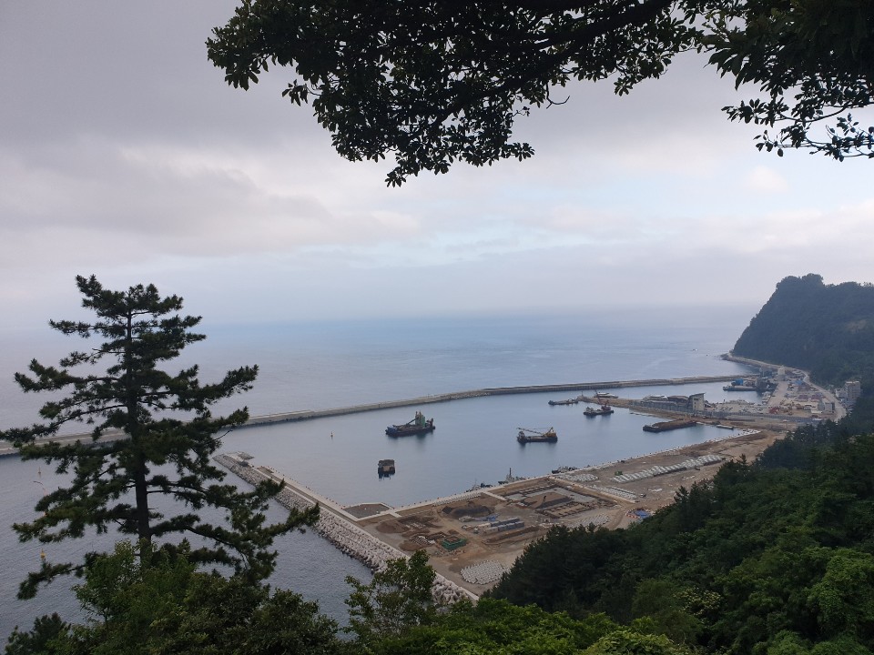 ▲울릉도공항 사업 예정지 전경.(출처=국토교통부)