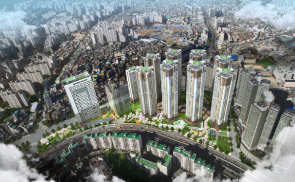 ▲신월곡1구역 도시환경정비사업 조감도(사진=서울시 재개발·재건축 클린업 시스템)