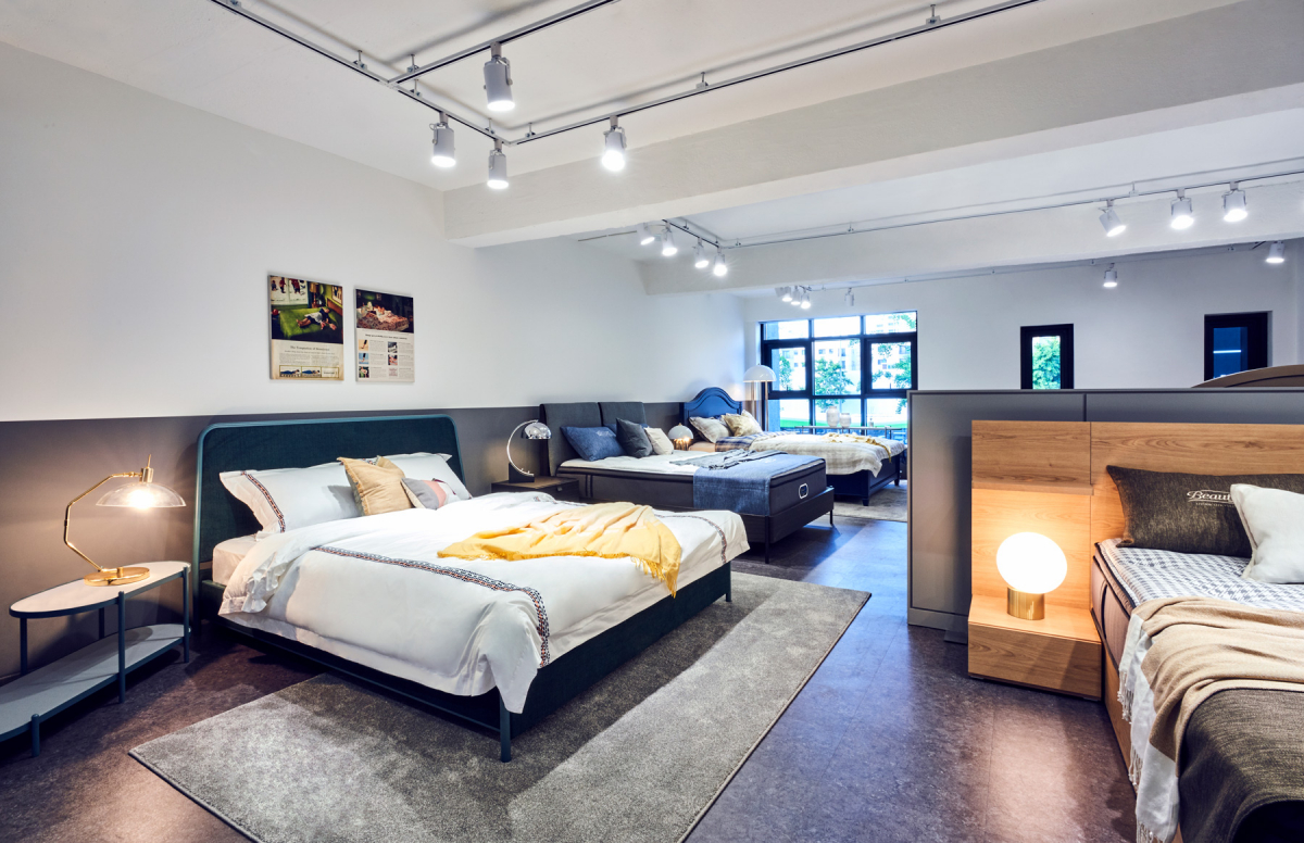 ▲시몬스 광주 상무점(사진제공=시몬스)