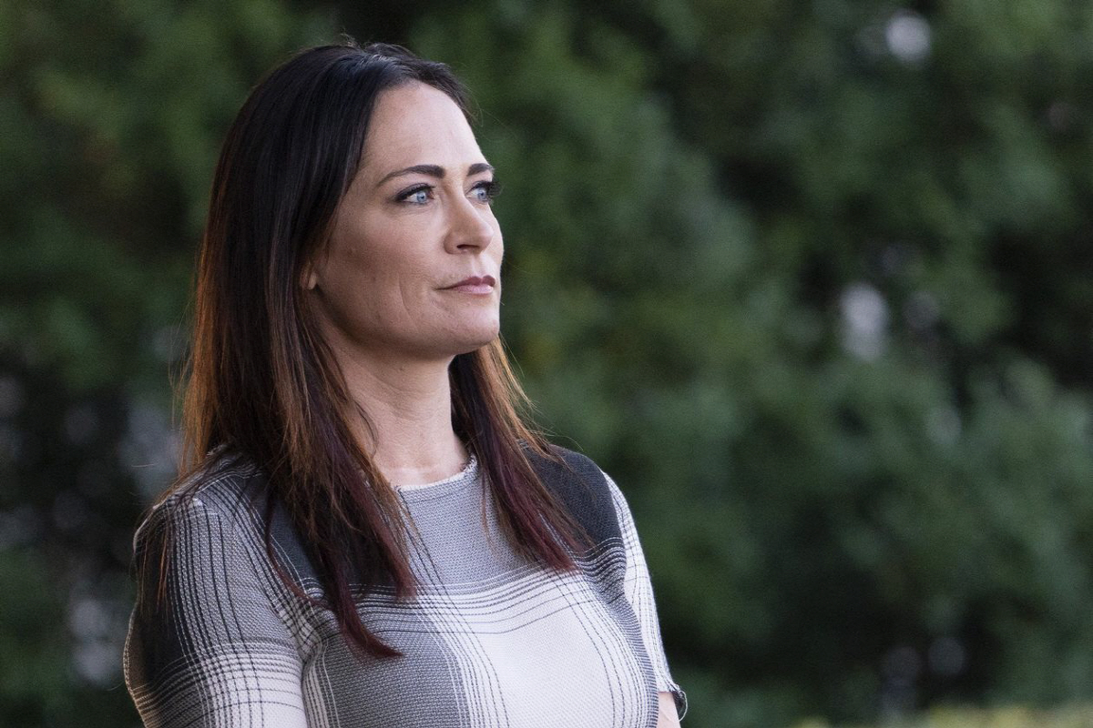 ▲스테파니 그리샴 새 백악관 대변인. 블룸버그
