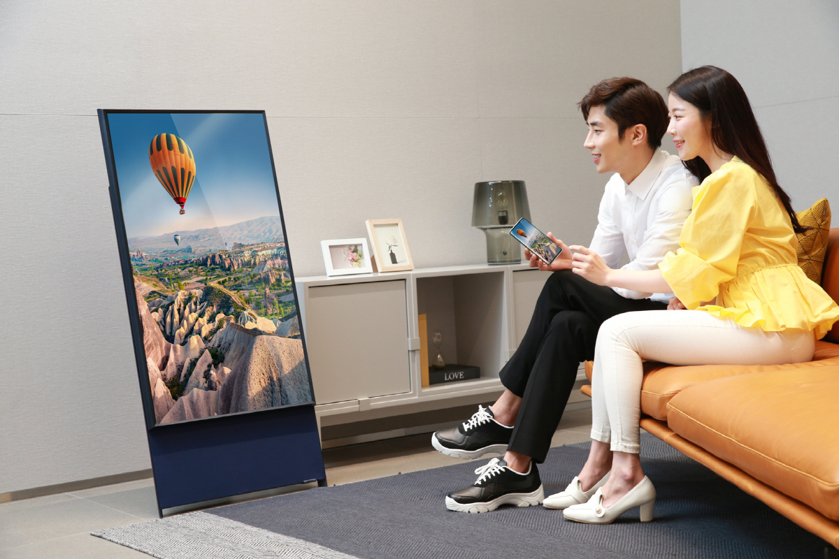 ▲삼성전자 라이프스타일 TV ‘더 세로’ 사진제공 삼성전자