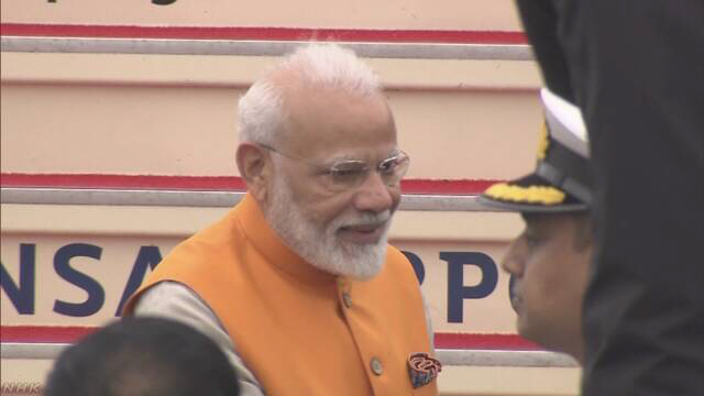 ▲나렌드라 모디 인도총리. NHK