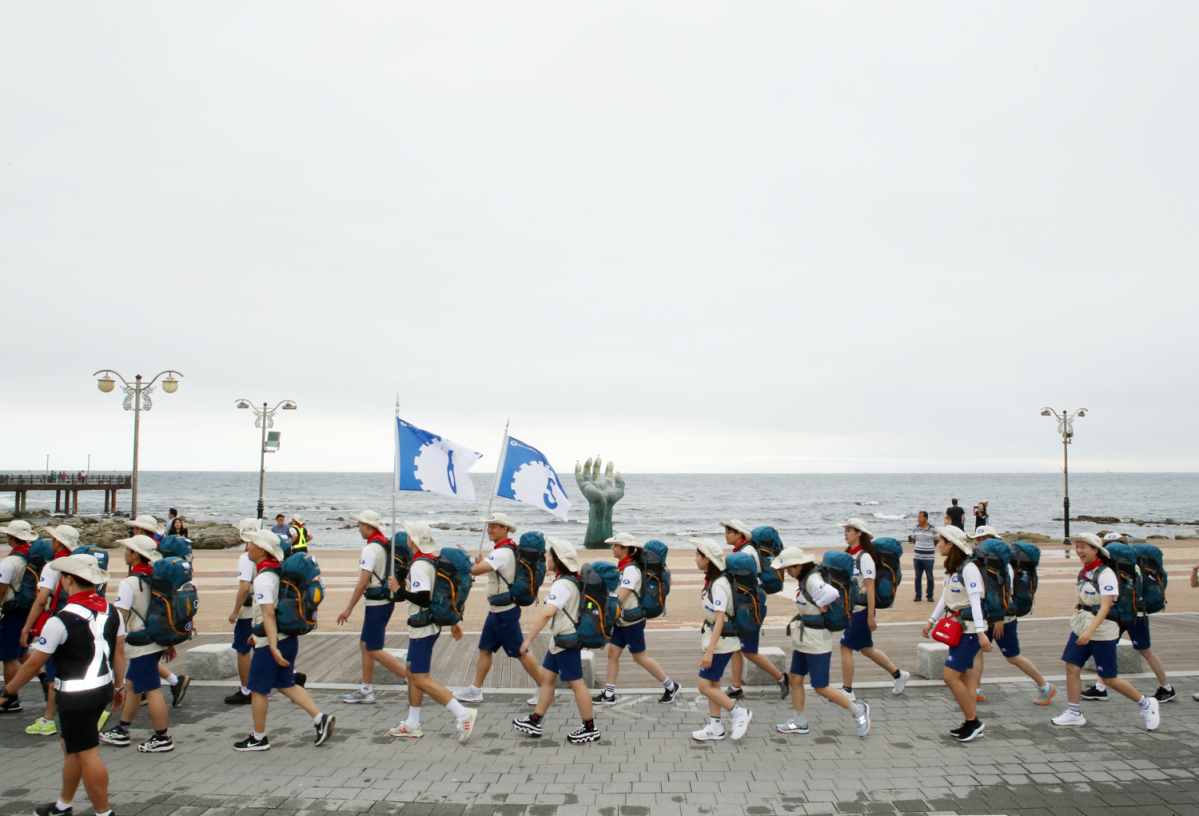▲제22회 동아제약대학생 국토대장정(동아제약)